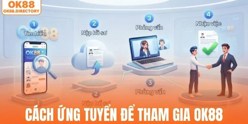 Cách ứng tuyển để tham gia OK88