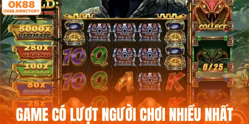 Game có lượt người chơi nhiều nhất tại nổ hũ OK88