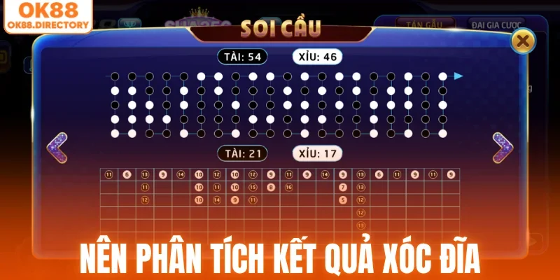Nên phân tích kết quả xóc đĩa