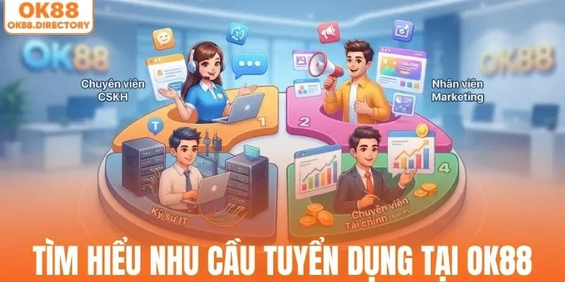 Tìm hiểu nhu cầu tuyển dụng tại OK88